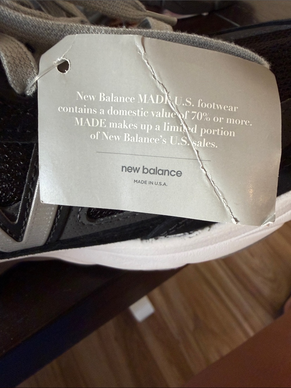 New Balance 990 Men's Sneakers - Black & Gray I don’t have the original box. - Picture 8 of 12